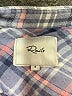 Rails 100% Rayon Plaid Blue Long Sleeve Button-Down Shirt Size S - photo 7