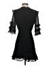 Topshop 100% Polyester Floral Black Cocktail Dress Size 2 - photo 2