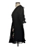 Topshop 100% Polyester Floral Black Cocktail Dress Size 2 - photo 5
