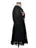 Topshop 100% Polyester Floral Black Cocktail Dress Size 2 - photo 4