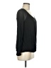 Athleta 100% Polyester Black Long Sleeve T-Shirt Size M - photo 4