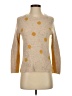 YOON Polka Dots Tan Wool Pullover Sweater Size S - photo 1