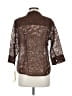 Stonebridge Brown 3/4 Sleeve Button-Down Shirt Size M (petite) - photo 2
