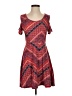 Joe Boxer Chevron-herringbone Red Casual Dress Size S - photo 1