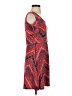 Joe Boxer Chevron-herringbone Red Casual Dress Size S - photo 4