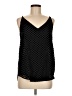 Ann Taylor LOFT 100% Polyester Black Sleeveless Blouse Size M - photo 1