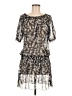 BCX 100% Polyester Paisley Black Casual Dress Size M - photo 1