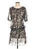 BCX 100% Polyester Paisley Black Casual Dress Size M - photo 2