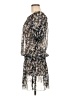BCX 100% Polyester Paisley Black Casual Dress Size M - photo 5