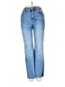 Zara Hearts Blue Jeans Size 0 - photo 1