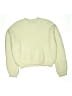 Zara Solid Green Ivory Pullover Sweater Size 13 - 14 - photo 1