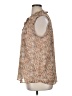 Maison d' Amelie 100% Polyester Tweed Brown Sleeveless Blouse Size XL - photo 5