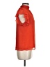 1.State 100% Polyester Solid Orange Short Sleeve Blouse Size M - photo 4