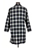 Frank & Eileen 100% Cotton Plaid Black 3/4 Sleeve Button-Down Shirt Size XXS - photo 2