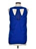 Cooper & Ella 100% Polyester Blue Sleeveless Blouse Size Med (2) - photo 2