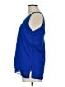 Cooper & Ella 100% Polyester Blue Sleeveless Blouse Size Med (2) - photo 5
