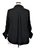 Flower & Feather Black Long Sleeve Button-Down Shirt Size 2X - photo 2