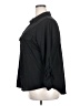 Flower & Feather Black Long Sleeve Button-Down Shirt Size 2X - photo 5