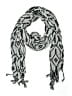 Staring at Stars 100% Rayon Gray Black Scarf One size - photo 1