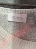 The Children's Place Hearts Silver Pullover Sweater Size 10 - 12 - photo 3