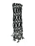 Staring at Stars 100% Rayon Gray Black Scarf One size - photo 2