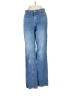 Ann Taylor 100% Cotton Hearts Blue Jeans Size 2 - photo 1