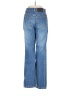 Ann Taylor 100% Cotton Hearts Blue Jeans Size 2 - photo 2