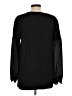 Ellen Tracy 100% Polyester Black Long Sleeve Top Size L - photo 2