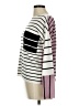 Fame and Fortune Stripes White Pullover Sweater Size M - photo 5