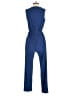 Monteau Solid Blue Jumpsuit Size S - photo 2