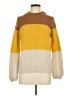 Vero Moda Color Block Yellow Turtleneck Sweater Size M - photo 1