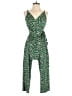 Kaileigh Print Green Jumpsuit Size S - photo 1
