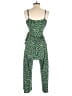 Kaileigh Print Green Jumpsuit Size S - photo 2