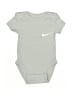 Nike Gray Short Sleeve Onesie Size 50 cm / US 0-3 MO - photo 1