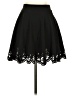 Shein Hearts Black Casual Skirt Size XS - photo 1