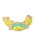 Trina Turk Stripes Yellow Swimsuit Top Size 8 - photo 2