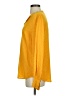 Talbots 100% Rayon Polka Dots Yellow Long Sleeve Blouse Size S - photo 5