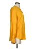 Talbots 100% Rayon Polka Dots Yellow Long Sleeve Blouse Size S - photo 4