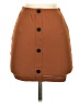 Shein Solid Brown Casual Skirt Size XS - photo 1