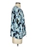 Jigsaw 100% Silk Blue Short Sleeve Silk Top Size XS - photo 4