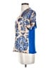 Tracy Reese for Neiman Marcus + Target 100% Polyester Blue Short Sleeve Blouse Size XS - photo 5