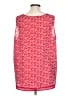 Gap Outlet 100% Polyester Red Sleeveless Blouse Size L (estimated) - photo 2