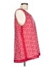 Gap Outlet 100% Polyester Red Sleeveless Blouse Size L (estimated) - photo 4