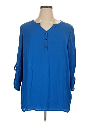 Tacera 3/4 Sleeve Blouse (view 1)