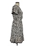 Slate & Willow 100% Polyester Animal Print Ivory Cocktail Dress Size XS - photo 4
