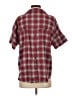 Madewell Plaid Red Short Sleeve Blouse Size XS - photo 2