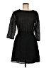 ASOS 100% Polyester Houndstooth Black Casual Dress Size 6 - photo 1