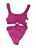 The Bikini Lab Solid Pink Two Piece Swimsuit Size M - photo 1