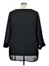 Ellos 100% Polyester Black 3/4 Sleeve Blouse Size 26 - 28 - photo 2