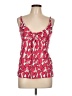 Apostrophe Red Sleeveless Top Size L - photo 1